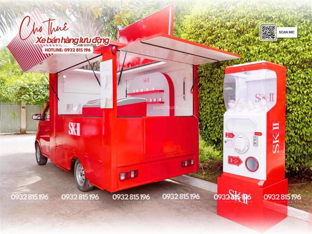 Cho thuê xe bán hàng lưu động để làm sự kiện quảng cáo ra mắt sản phẩm mới